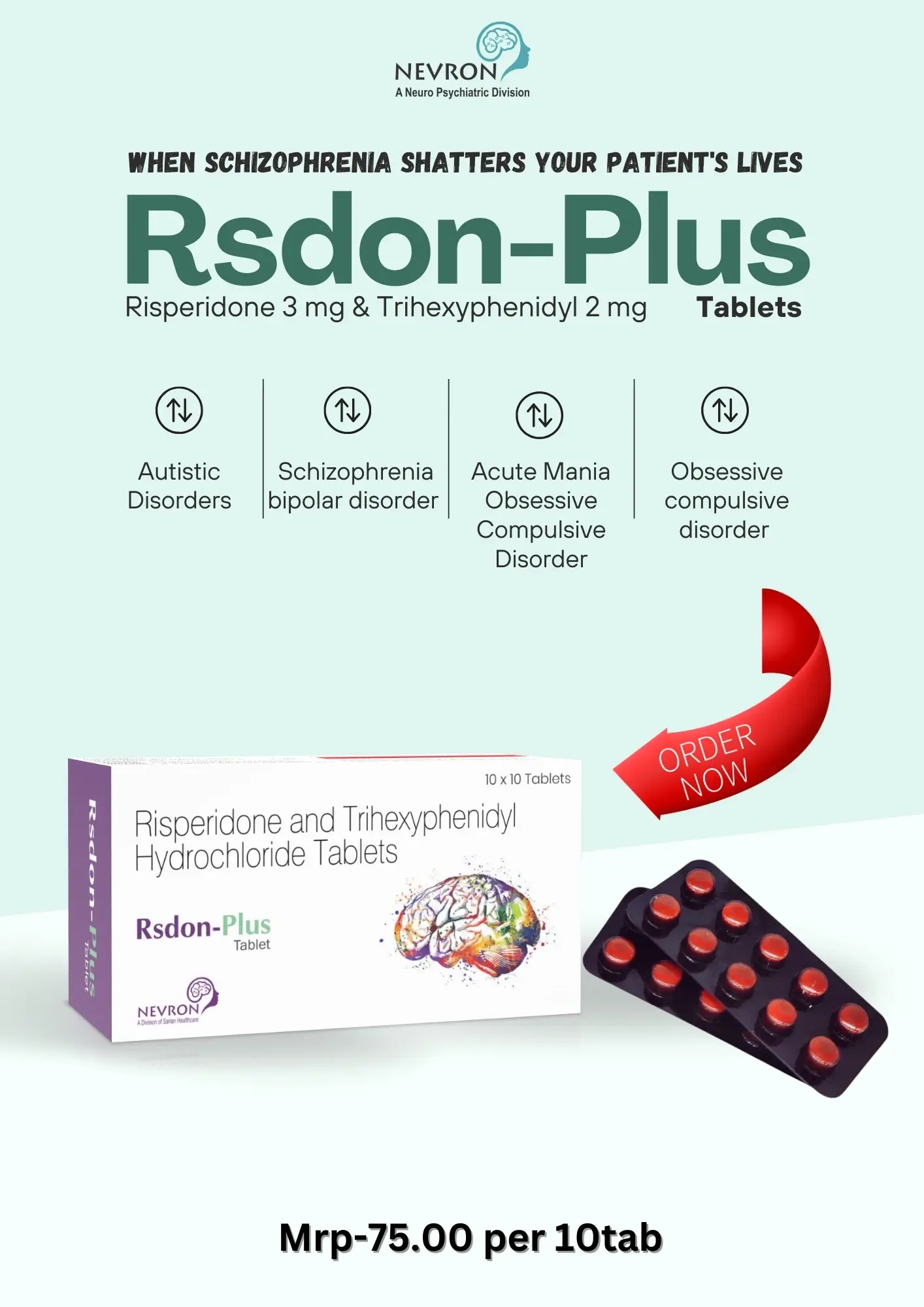 Risperidone tab